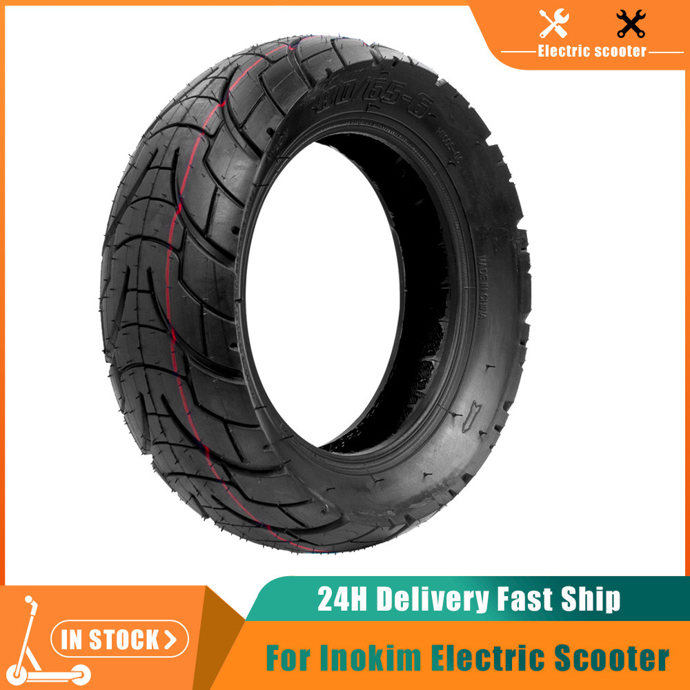 Electric Scooter 10 Inch 80/65-6 Outer Tire Inflatable Wheel For Inokim Kugoo M4 G1 Dualtron Victor
