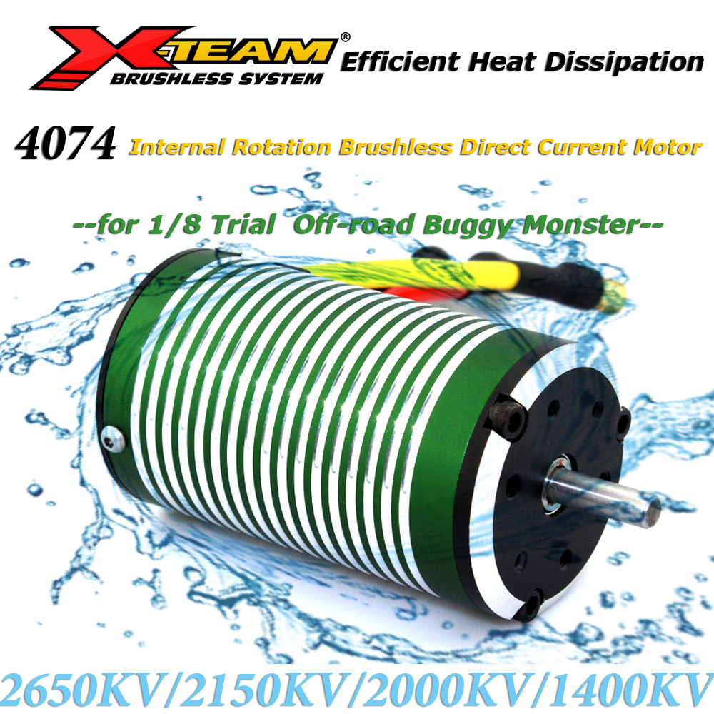 X-Team 4074 Waterproof Brushless Motor For Remote Control 1/5 Trial 1/8 On-Road Buggy Monster Drift