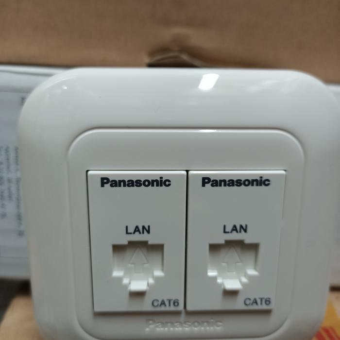 OUTLET DATA CAT 6 DOUBLE PANASONIC
