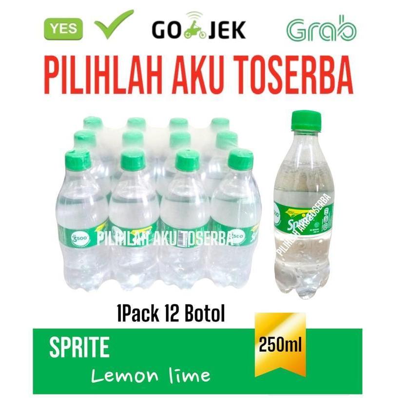 Sprite Mini Botol Pet Imut - ( Harga 1 Pack Isi 12 Botol )