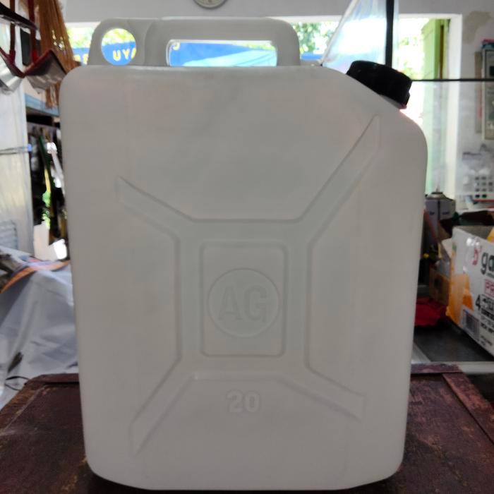 Jerigen 20 Liter Baru Putih/ Botol Jirigen / Dirigen