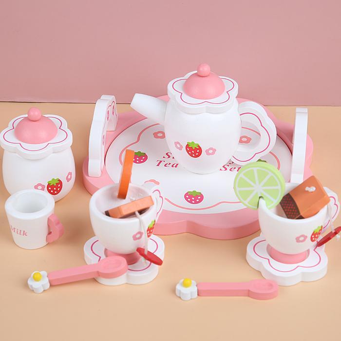 Mother Garden Tea Time Set Mainan Edukasi Anak Kayu Wooden Toys