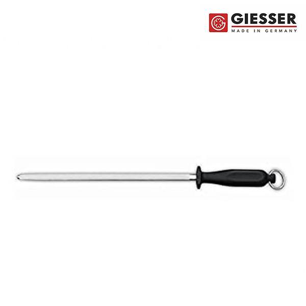 Giesser Round Sharpening Steel 31Cm - Black