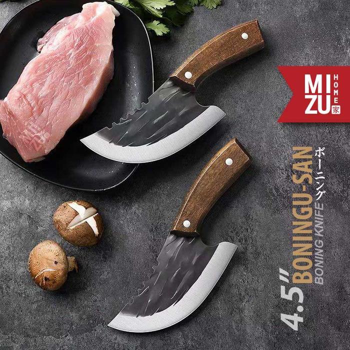 Mizu Boningu-San Boning Knife Meat Knife Pisau Stainless Kitchen Knife Pisau Daging Pisau Potong