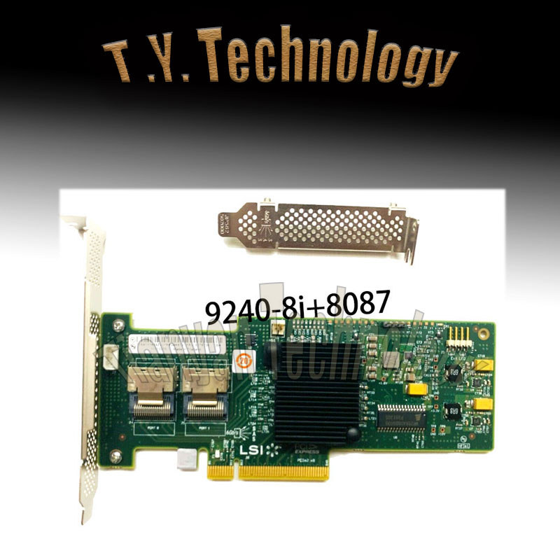 LSI 9240-8i 8-Port SAS SATA LSI00200 Server RAID Controller Card
