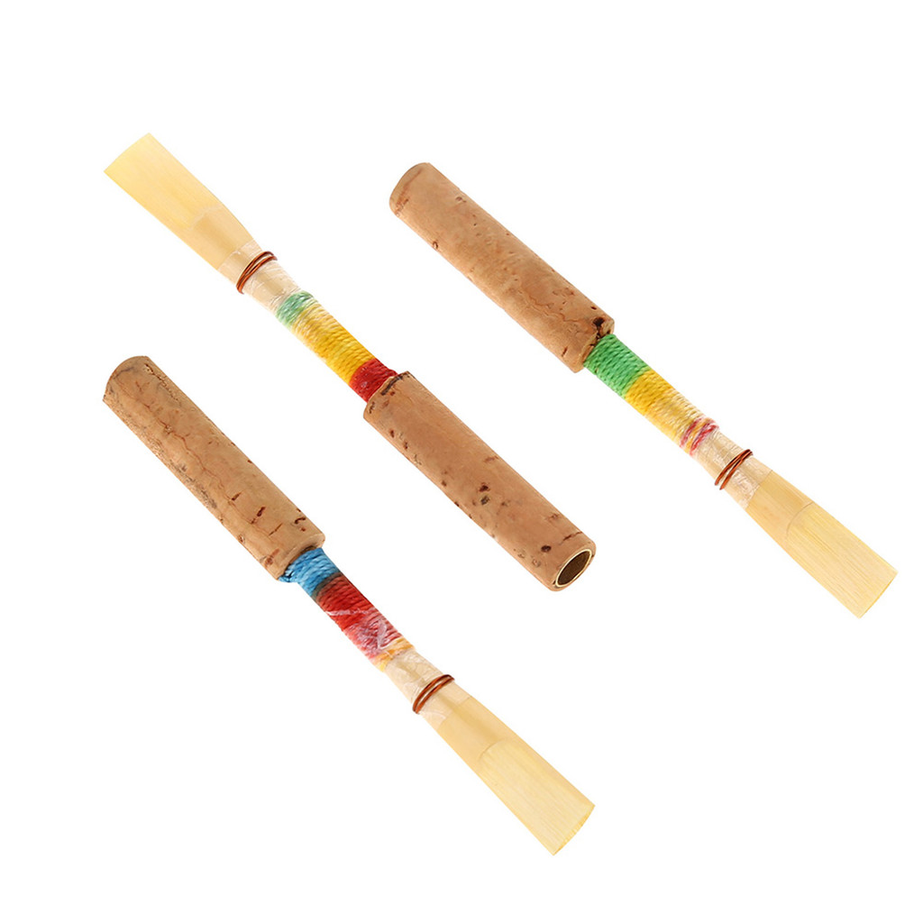 Oboe Part 4Pcs Oboe Repair Reed Wind Instrument Replacement Parts with Plastic Storage Box Oboe