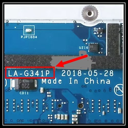 LA-G341P For Dell XPS 15 9570/Precision 5530 laptop motherboard with I5 I7 I9 E2-2176M CPU