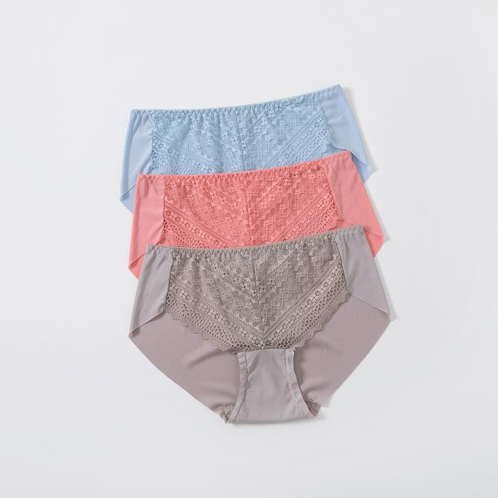 Young Curves Panty Pack Graceful Lace Hipster C04-100678Mix