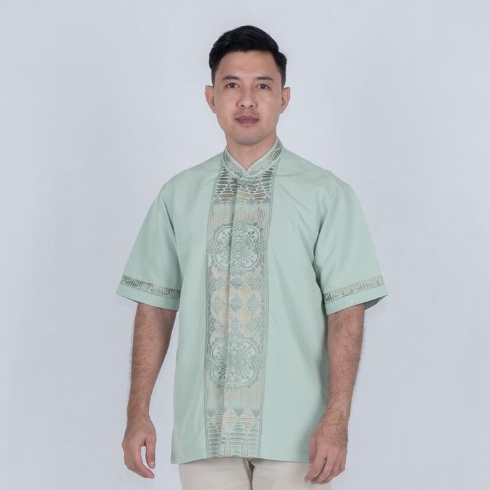 JUAL Benhill Taqwa Koko Bordir Pria Pendek Mint 2548-49-50-32Y