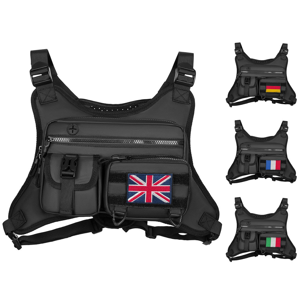 Chest Bag for Running Running Chest Bag Sports Chest Bag Lightweight With Phone Holder Extra Storage