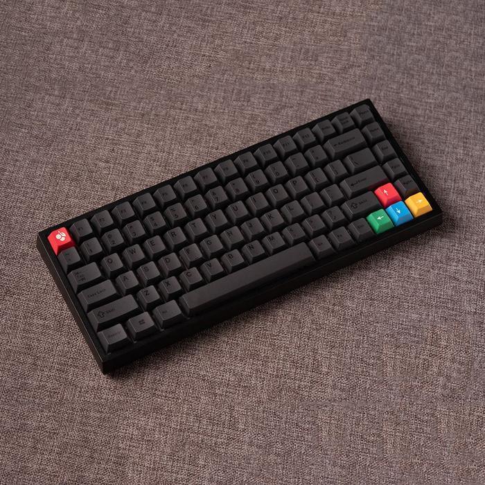 Full-Black PBT Keycaps Cherry profile
