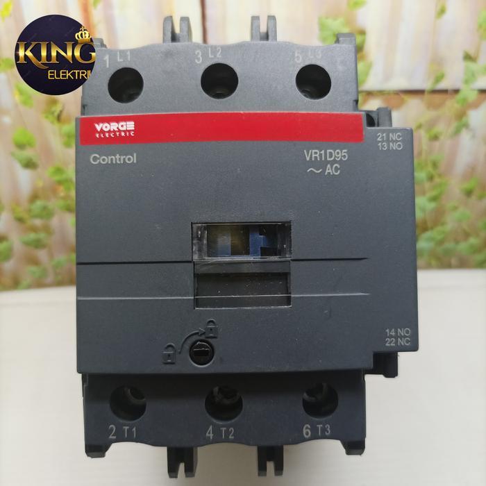 Kontaktor Contactor Vorge Vr1D95 M7 Vr1D95M7 Setara Lc1D95 Lc1D95M7 Garansi 1 Tahun