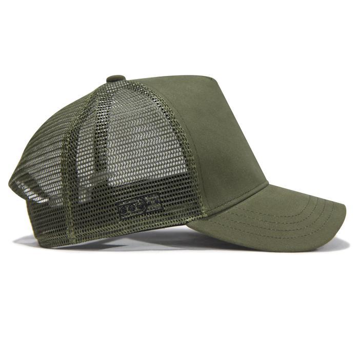 Snapback Topi Trucker Baseball Polos Hijau Army Jaring Premium