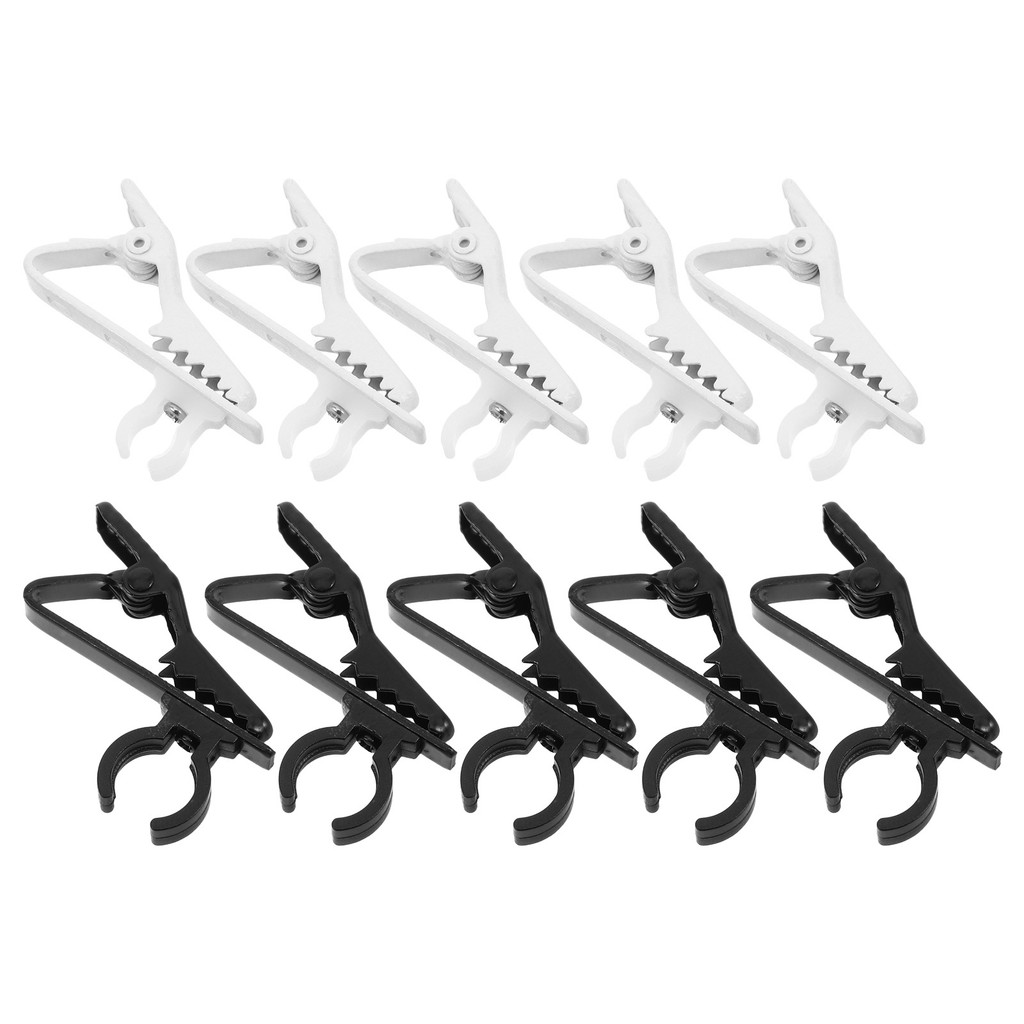 1 Set Of Universal Lavalier Clips Sturdy Lightweight Microphone Holder For Recording Streaming