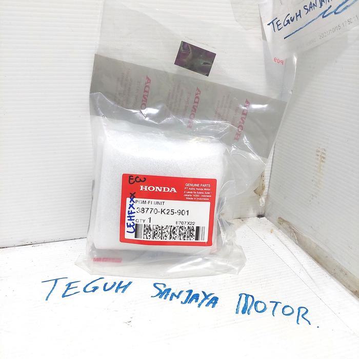 Ready ECU PGM-FI UNIT 38770-K25-901 Beat Fi 2012-2014 Stater Kasar Ori Honda