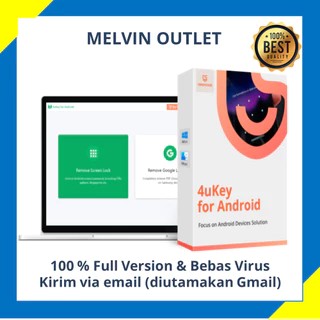 TENORSHARE 4UKEY (PEMBUKA KODE SANDI LAYAR) UNTUK ANDROID - Windows|Android|IOS|Iphone