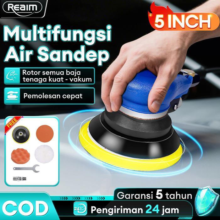 REAIM 15000 rpm air orbital sander Sander orbital Air sander orbital sander dewalt air sander amplas