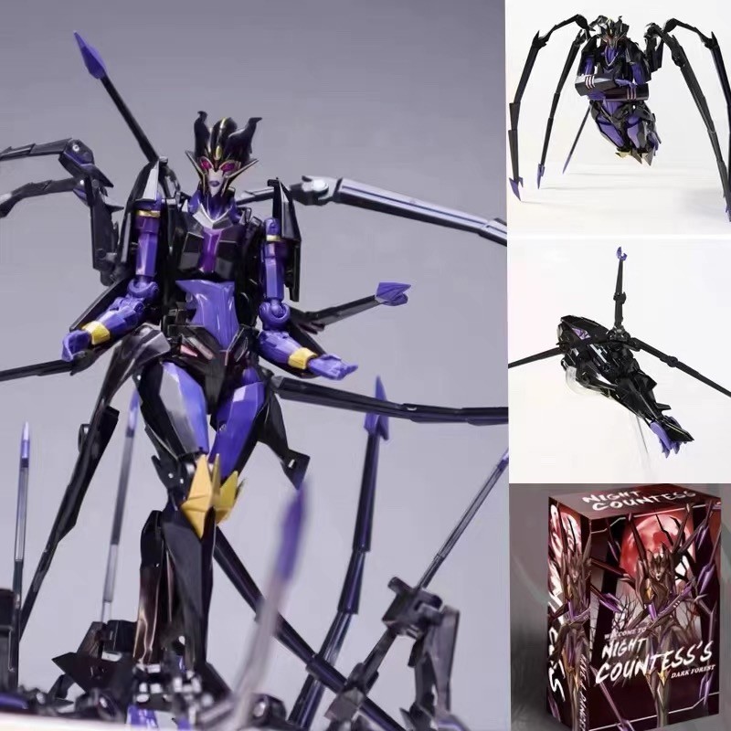 APC Toys Transformation Night Countess Blackarachnia Airachnid Action Figure