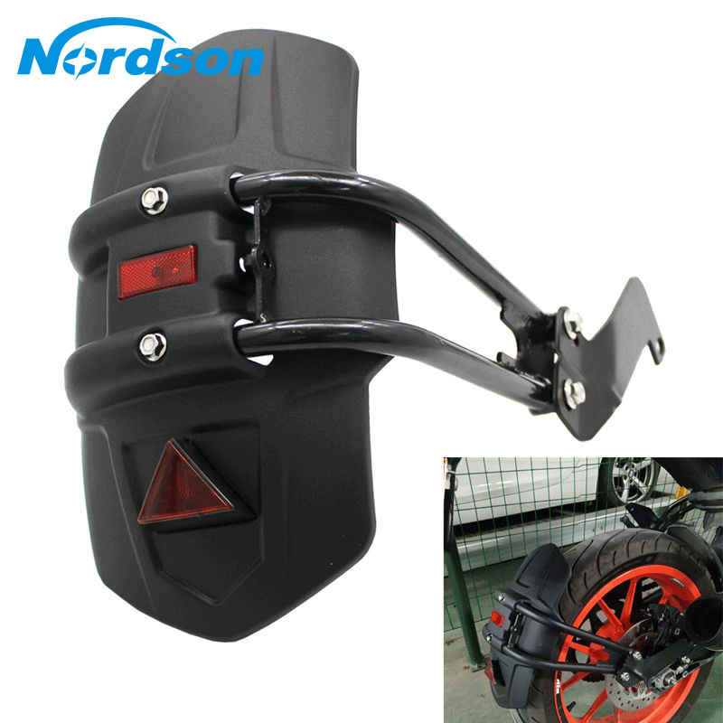 Best Nordson Motorcycle Rear Fender Mudguard License Holder Motorcycle Accessories For KTM Duke 390 
