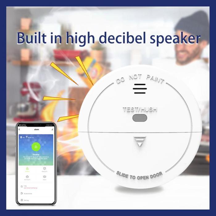 TUYA WIFI SMOKE ALARM INTELLIGENT WIFI SMOKE FIRE DETECTOR ALARM