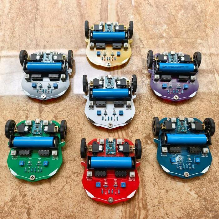 Kit Edukasi Robot Line Tracer Line Follower Analog Basic SD SMP SMA