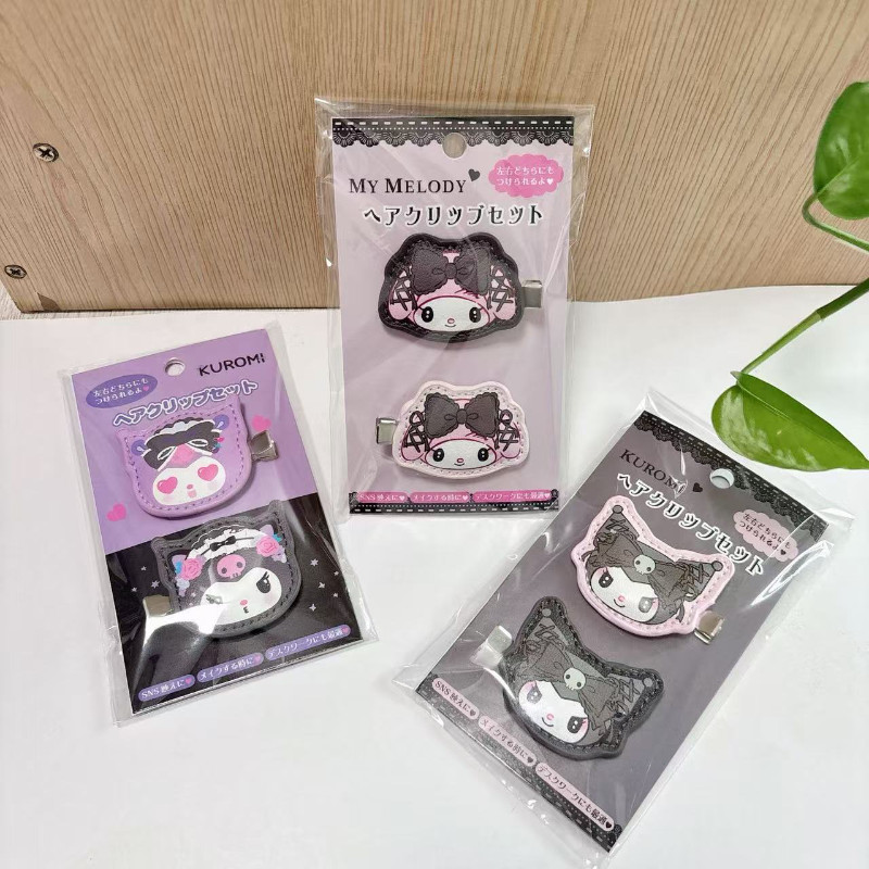 Kuromi Hair Clip Melody Hair Clip Kawaii Cartoon Hair Clip Sweet Hair Clip Exquisite Hair