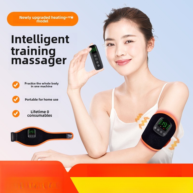 Hand Massager Heated Wrist Guard Pulse Massager Portable Electric Hand and Leg Massager