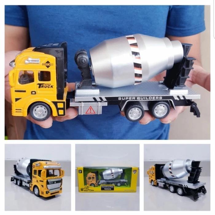 Diecast Mobil Molen Semen - Diecast Mobil Truk Konstruksi Bangunan