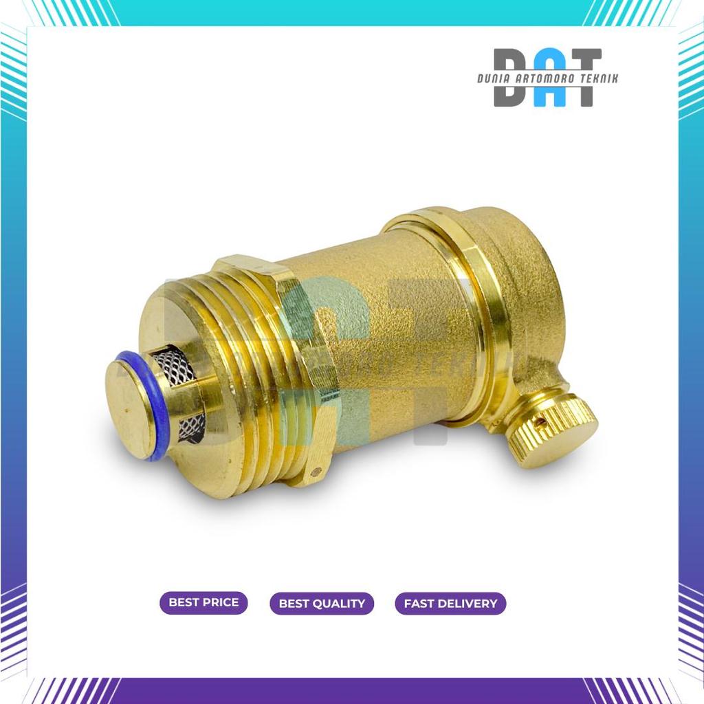 1" Air Vent Valve Brass / Automatic Air Vent Valve Kuningan 1"