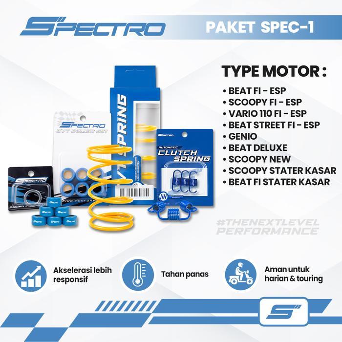 Spectro Paket Cvt Spec 1 Beat Fi Scoopy Fi Esp Genio Beat New Deluxe Scoopy Prestige Kirian