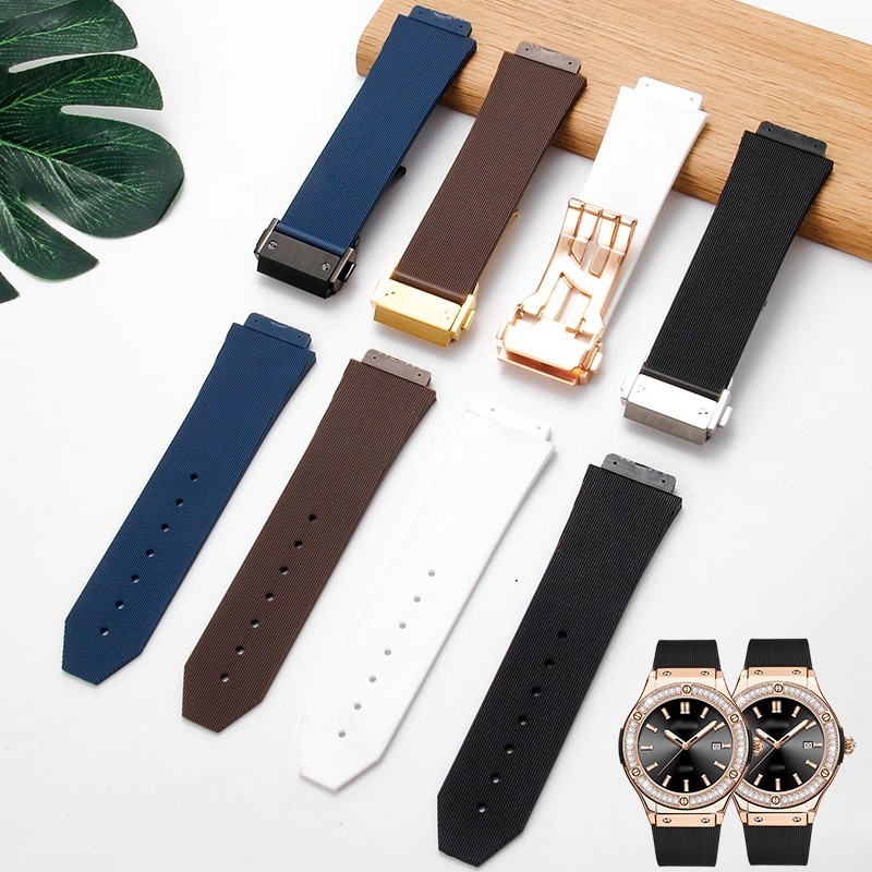 21-15mm silicone watch strap for HUBLOT strap rubber strap Soft waterproof watch sports watch