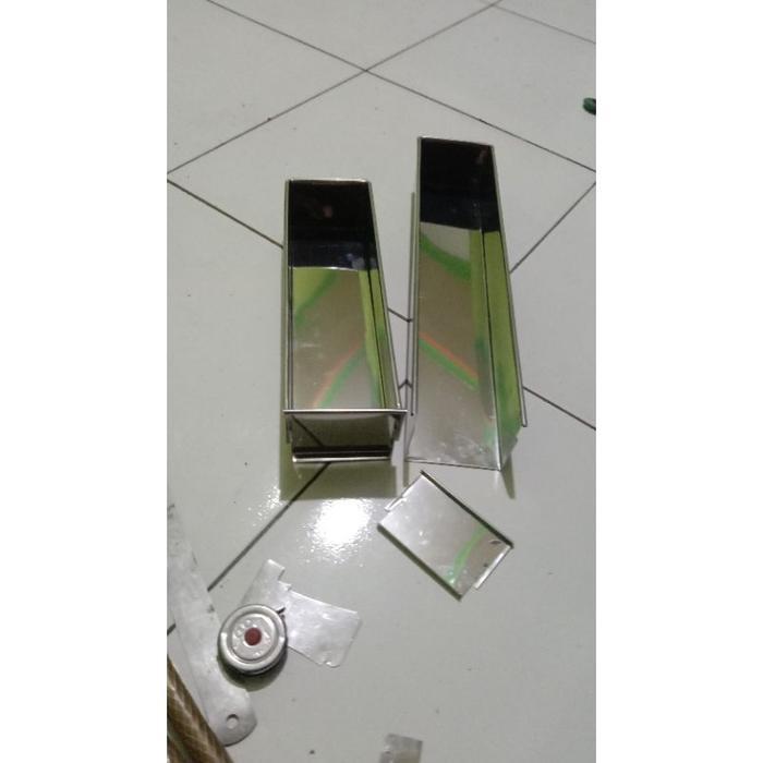 LOYANG TIRAMISU SODOK KOTAK PANJANG STAINLESS / LOYANG TIRAMISU BONGKAR PASANG