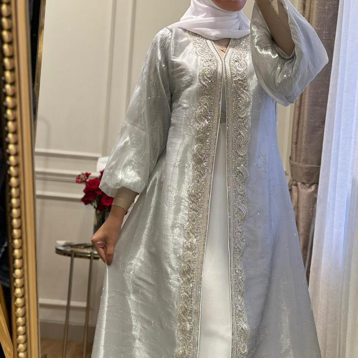 Jalabiya Dubai Premium Silver