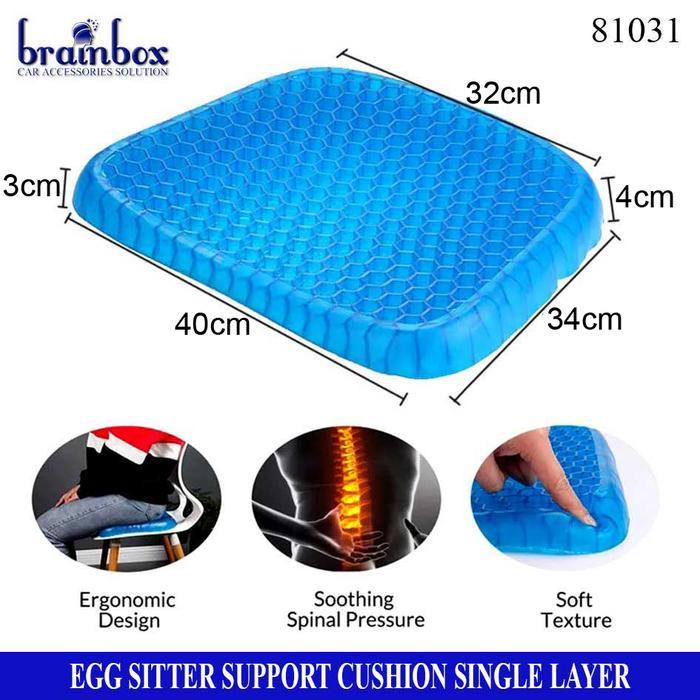 Egg Sitter Alas Duduk Silikon Gel Bantal Alas Duduk Premium