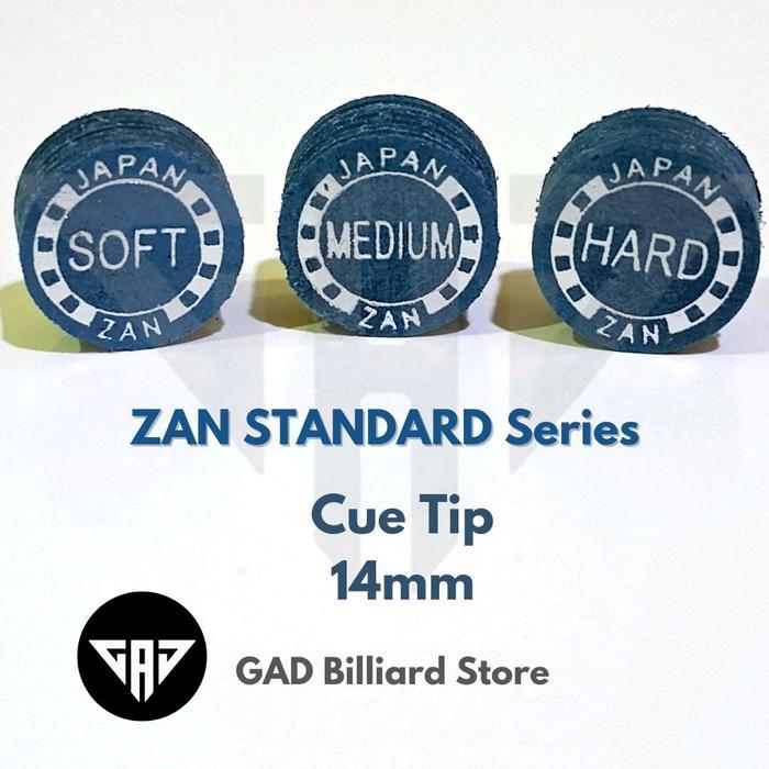 Zan Standard Series Cue Tip Billiard Master Tip 14Mm Zan Standard Series