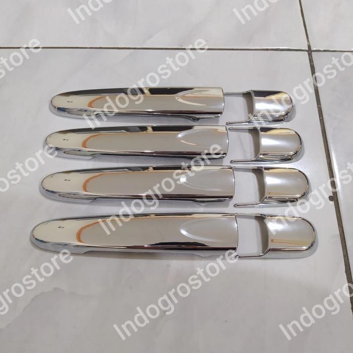 COVER HANDLE PINTU HITAM DOFF / CHROME MOBIL ALL NEW AVANZA VELOZ XENIA 2012 2013 2014 2015 2016