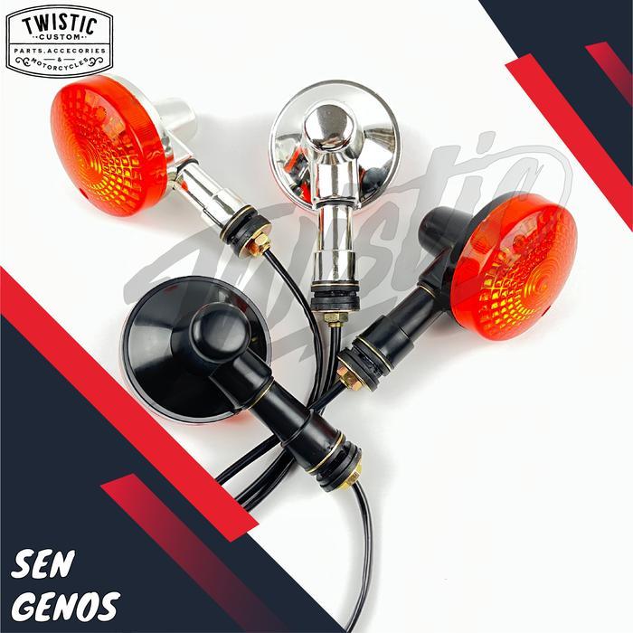 Lampu Sen Sein Klasik Genos Motor Cb W175 Custom Universal