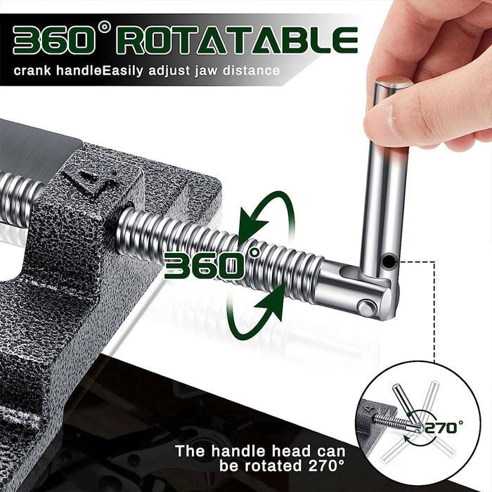 J.LD RAGUM BOR DUDUK BESI CATOK CLAMP BESI PENJEPIT RAGUM CATOK BOR DUDUK CATOK 3 INCH/4 INCH