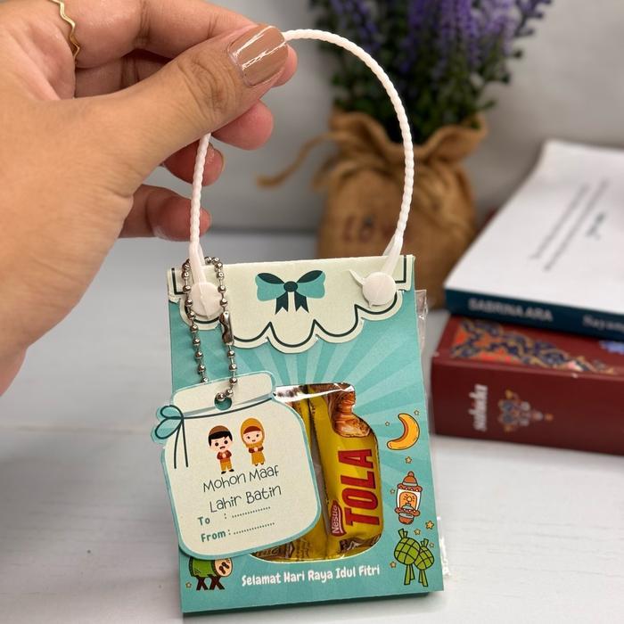 "New" 20 pcs Parcel Mini - Amplop Lebaran Parcel - Amplop Lebaran Lucu Kertas Paper Plastik Tali