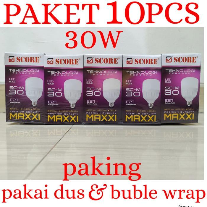 "New" 10 PCS Lampu LED 50watt Bohlam LED Score MAXXI