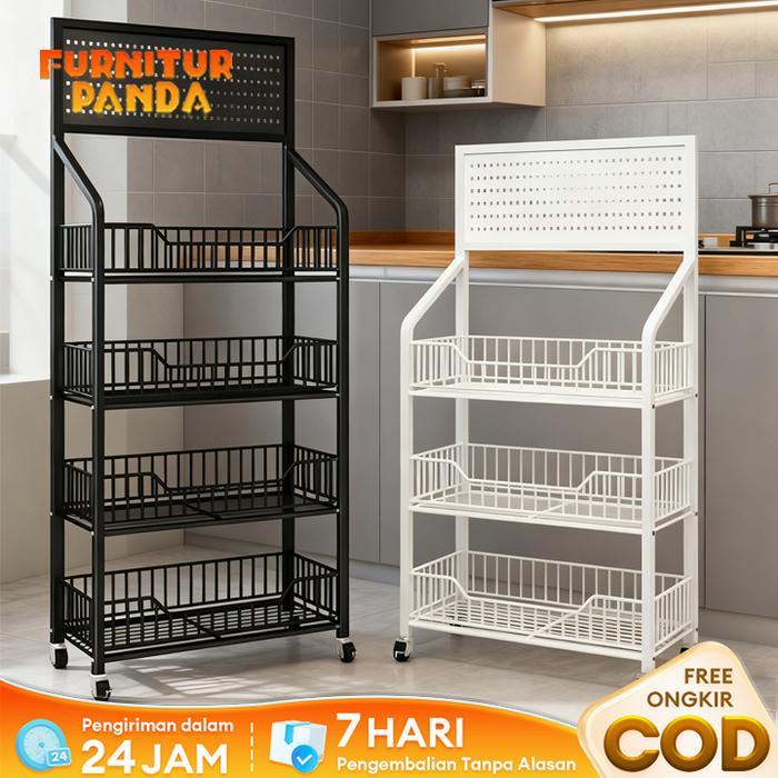 Rak Chiki Susun Besi Gawang - Rak Snack Keranjang Jajan Toko Sembako Warung Serbaguna Murah Rak Besi