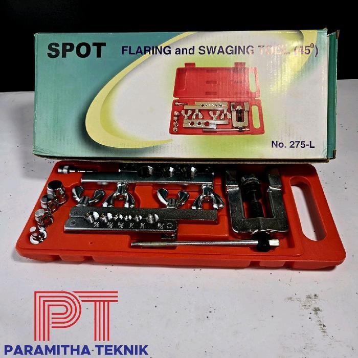 Spot Alat Pemekar Pipa Ac Ct275 Spot Flaring And Swaging Set Tanpa Pemotong Pipa Dengan Flares 1/8"