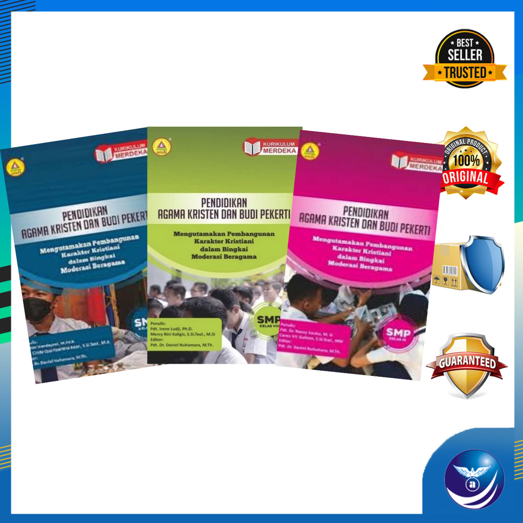 Buku Paket Pendidikan Agama Kristen SMP Kelas 7,8,9 Kurikulum Merdeka
