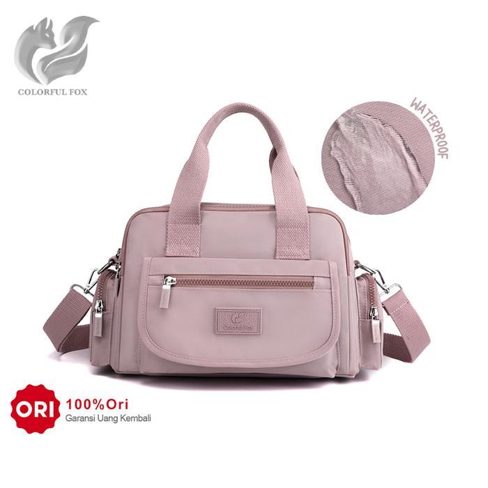 Aerostreet.Shoes - Tas Selempang Wanita Anti Air Colorful Fox 0473