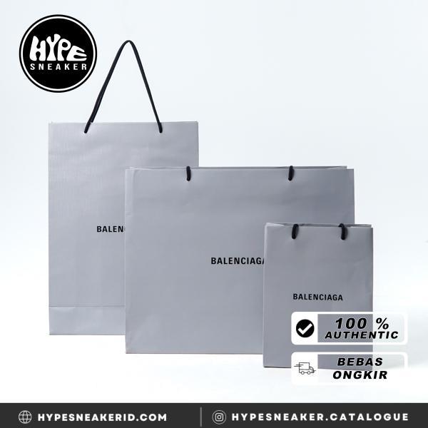 Tas PAPER BAG BALENCIAGA HANDLE BLACK 100% ORIGINAL