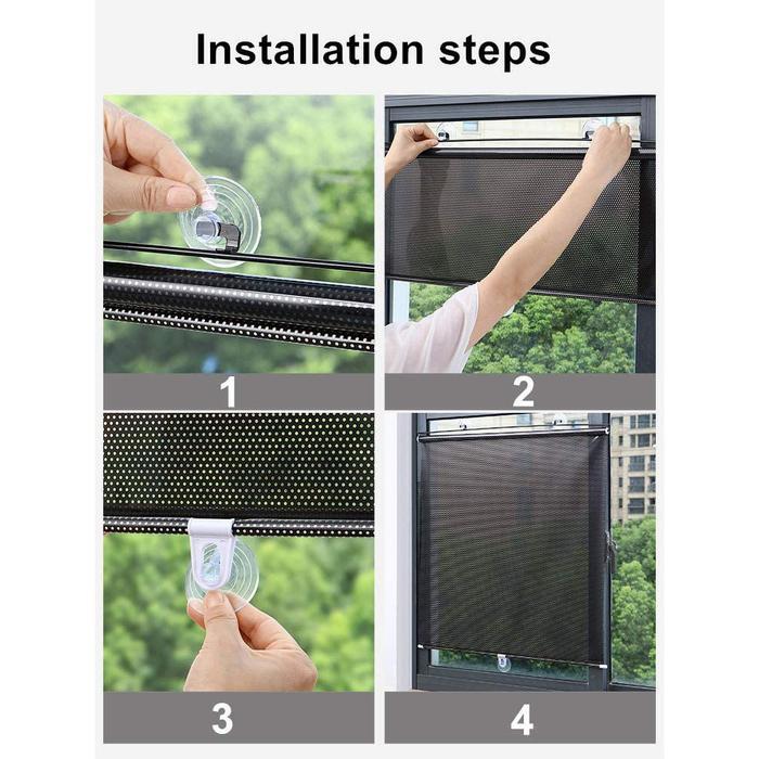 Tirai Jendela Gulung Rumah Kantor dapur Window Roll Blind
