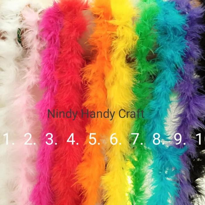 Bulu Angsa peryard 90cm - Bulu Ayam Meteran