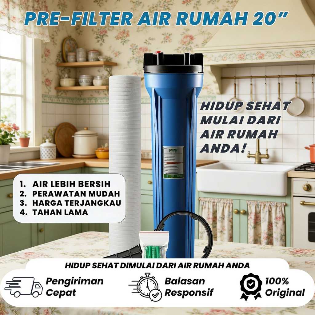 HOUSING FILTER AIR  20" + Filter PPF 5 Micron