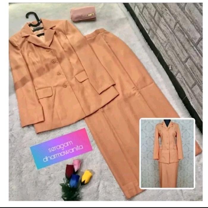 SERAGAM DINAS DHARMA WANITA- BLAZER DHARMA WANITA NASIONAL-SETELAN DWP WANITA SERAGAM PANJANG FORMAL
