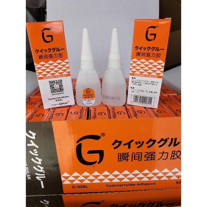 1 Dus Isi 50 Botol Lem Korea / Lem Super - Lem Cina - Produksi Orlee - Harga Grosir Termurah